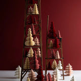 Honeycomb Tree Wispwood H26cm Dusty Rose