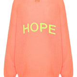 Silja mohairneule HOPE, Orange/Lime Green