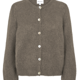Susan Alpaca Cardigan, Light Taupe