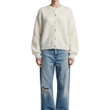 Susan neuletakki alpakkaa, White