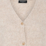 Syringabrushed Verna neuletakki, Beige