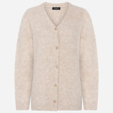 Syringabrushed Verna neuletakki, Beige