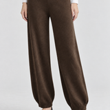 Venny housut bambuneulosta, Dark Brown