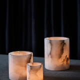 Alabaster kynttilälyhty M
