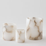 Alabaster kynttilälyhty S