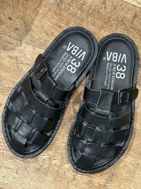 AMALFI Leather Preto Black