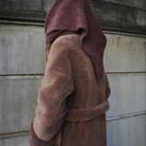 Atiya alpakkahuivi, Cocoa Brown