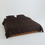Bamboo Bedding Set Mocca 220x220 (Pillow 50x60)