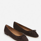 Bodil ballerinat, Suede Chocolate