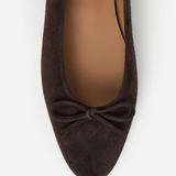Bodil ballerinat, Suede Chocolate