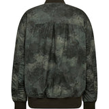 Ruby Print Bomber Jacket, Olive Night