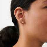 Bow nappikorvakorut, Silver
