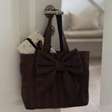 Rusettikassi mini, Brown