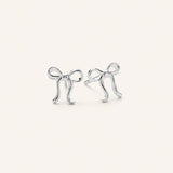 Bow nappikorvakorut, Silver