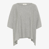 Tilanna Poncho, Medium Grey Melange