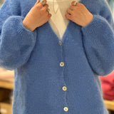 Cornelia mohairneuletakki, Sky Blue