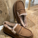 Ellis Nubuck Loafer, Dark Chestnut