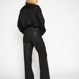 Dara Coated Pant Long, Black
