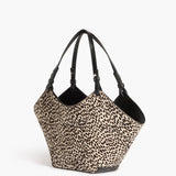 Dilba Mini Tote Bag, Hair Chocolate Dot