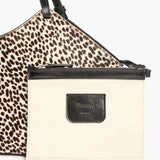 Dilba Mini Tote Bag, Hair Chocolate Dot