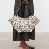 Dilba Mini Tote Bag, Hair Chocolate Dot