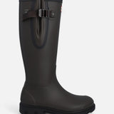 Unisex Downpour Adjustable Tall Boot, Chocolate Brown