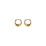 Mini Globe Huggies, Gold