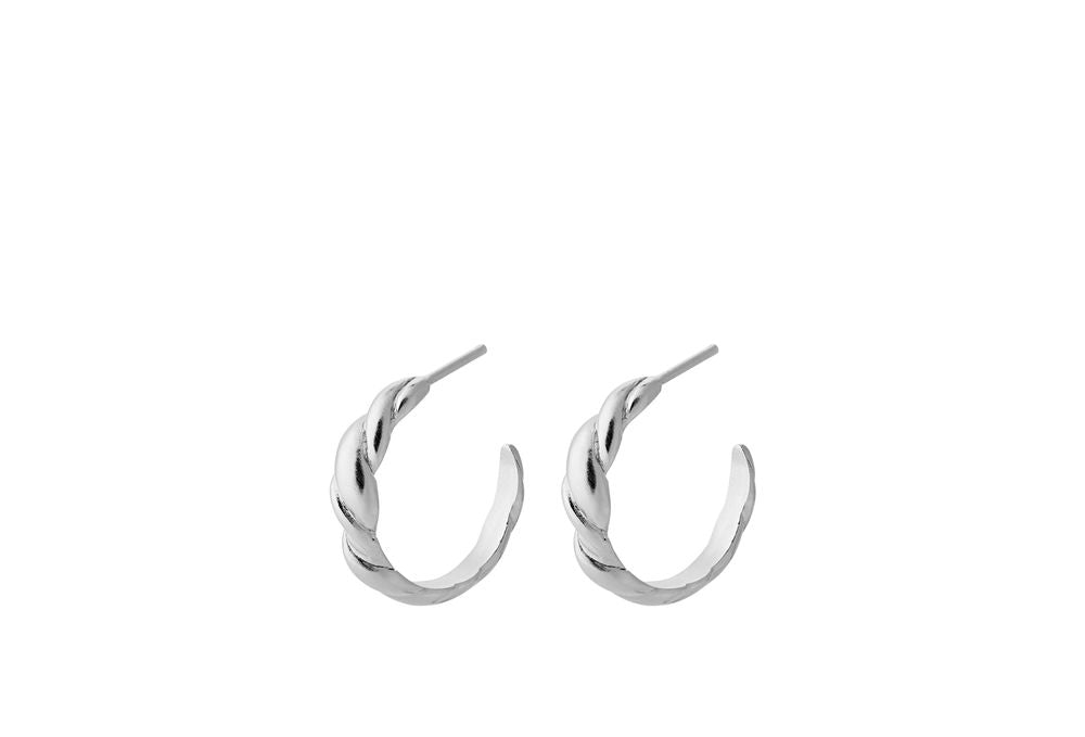 Pernille Corydon - Hana Earrings 22mm, hopea
