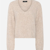 Syringabrushed Elaia neule, Beige