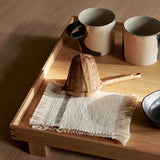 Ferm Living - Savor lasinalunen, 4 kpl, off-white/choco