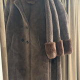 Fiona tekoturkistakki, Chocolate Brown