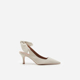 Franchesca Bow korkokengät, creme