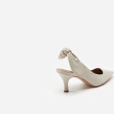 Franchesca Bow korkokengät, creme