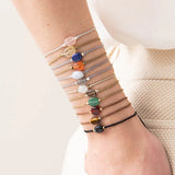 Gemstone rannekoru Smokey Quartz