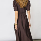 Hera kietaisumekko, Dark Brown