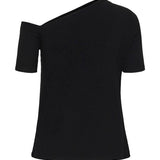 Nupti Off Shoulder t-paita, Black