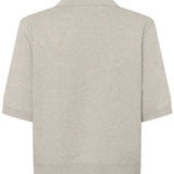 Stino lyhythihainen neuletakki, Medium Grey Melange