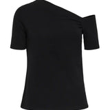 Nupti Off Shoulder t-paita, Black