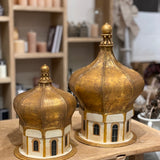 Joulutemppeli H27cm, Golden