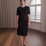 Lyhythihainen cashmereneule, Black