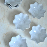 Kukkakulho pieni, White