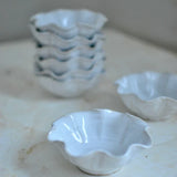 Kukkakulho pieni, White
