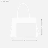Lydia Tote Bag Grained Leather, Black