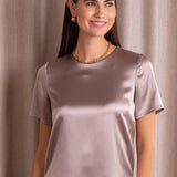 Lyhythihainen satiinipaita, Nougat