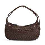 Mini Muse Bag Weave, Dark Brown