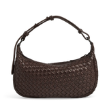 Mini Muse Bag Weave, Dark Brown