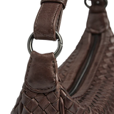 Mini Muse Bag Weave, Dark Brown