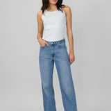 The Louis 139 High Wide 32", Medium Blue Retro Wash