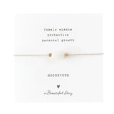 Gemstone rannekoru Moonstone