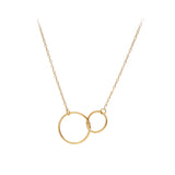 Double Plain kaulakoru, Gold